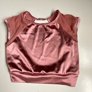 Double Platinum Cap Platinum Cap Sleeve Top